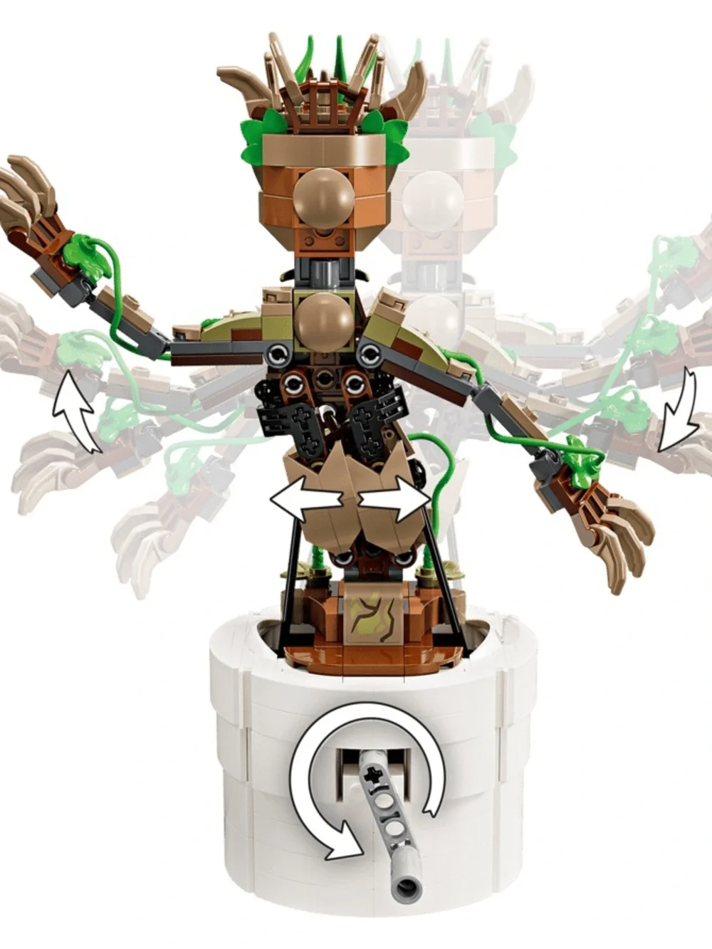 LEGO Marvel Dancing Groot Guardians of the Galaxy Interactive Set 76297